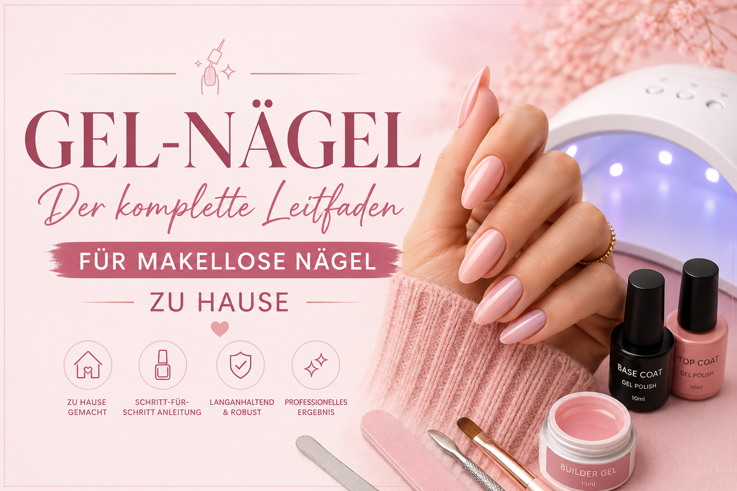 Gel-Nägel: Der komplette Leitfaden für makellose Nägel zu Hause