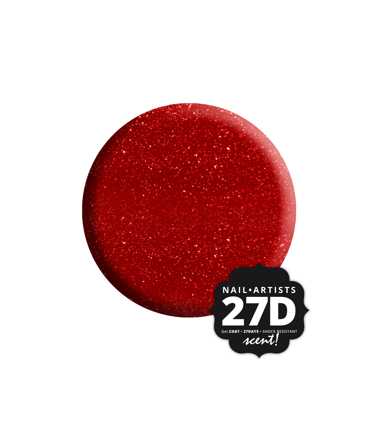 Gelpolish Glitter Cherry Love (27D #212)