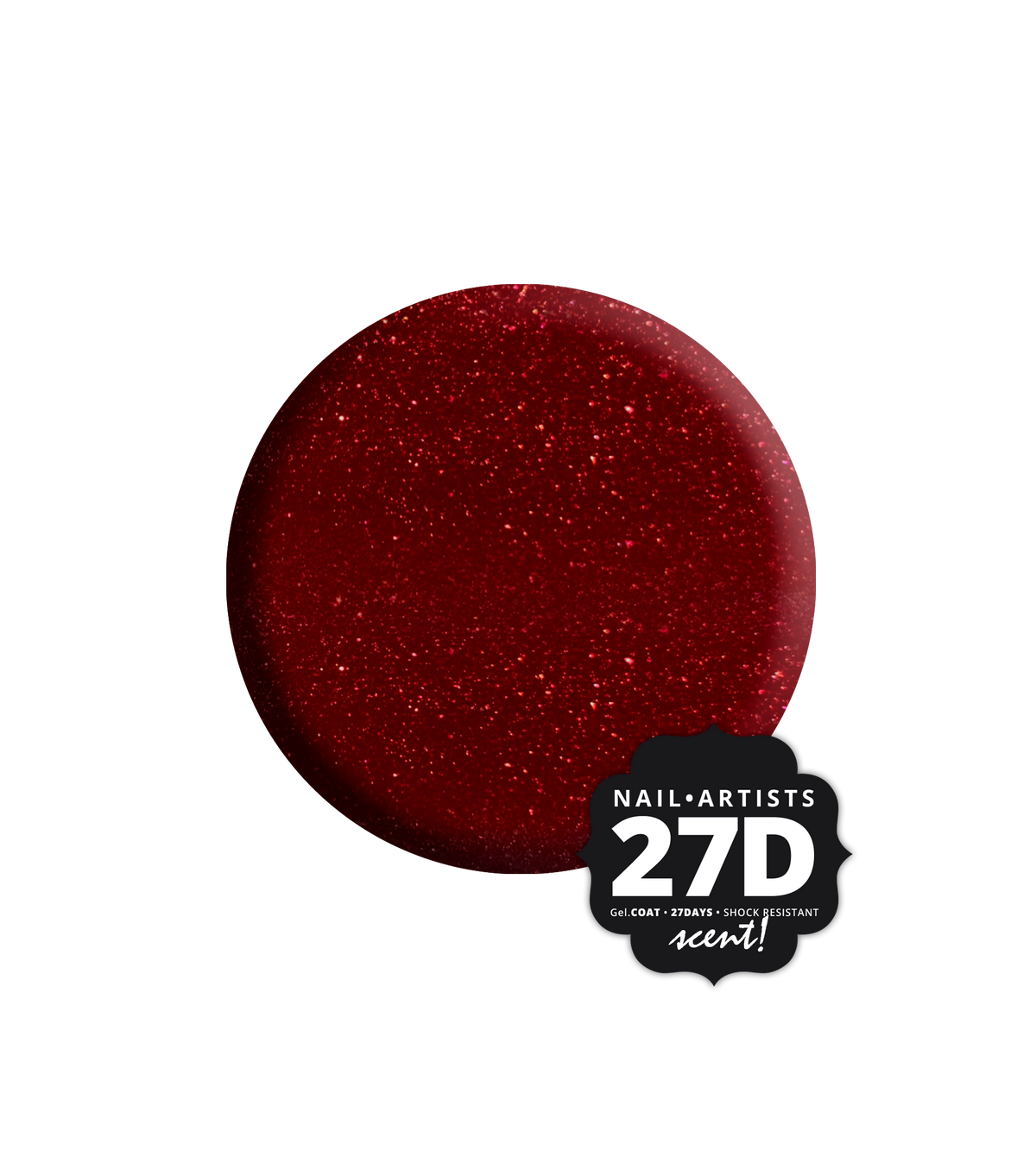 Gelpolish Glitter Blossom Red (27D #213)
