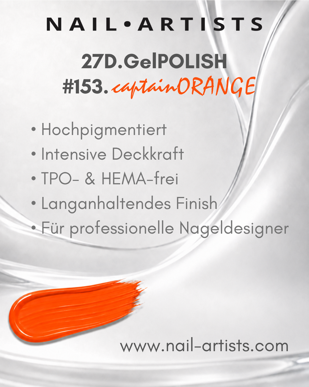 captain.ORANGE (27D GelPOLISH #153)