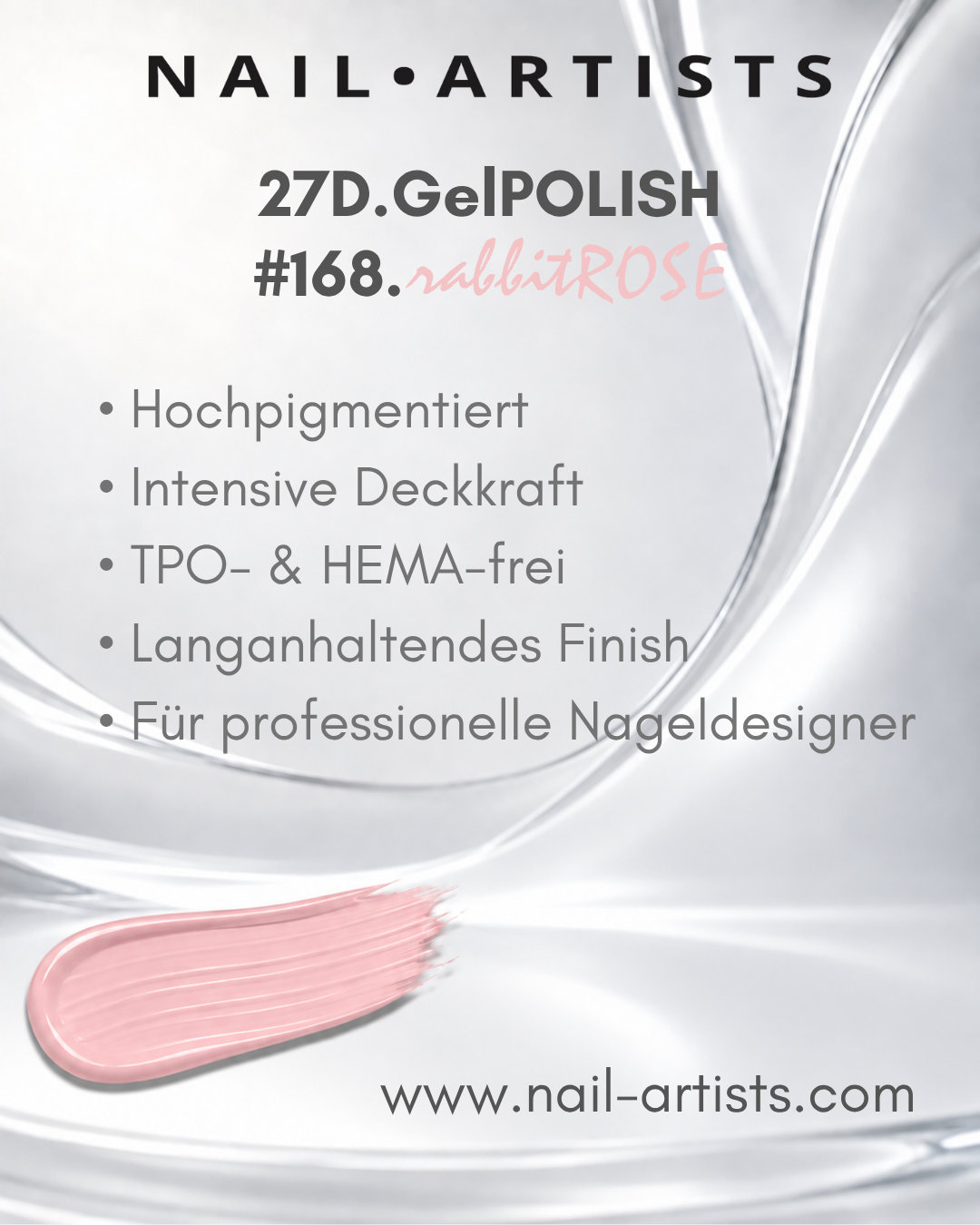 Rabbit Rose (27D GelPOLISH #168)