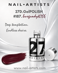 Load image into Gallery viewer, Burgundy Kiss (27D GelPOLISH #187)
