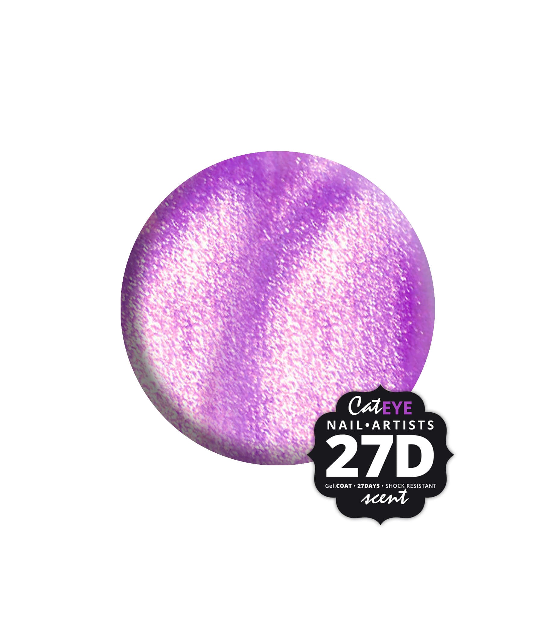 27D.cat.eye.gel #1 cat.rose