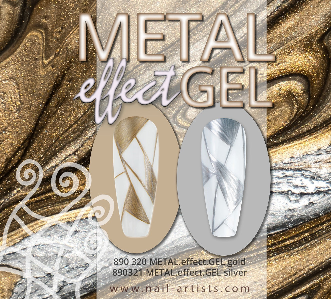 METAL.effect.GEL.gold