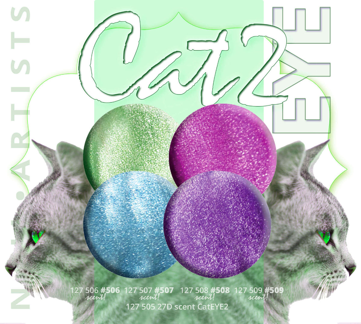 CatEye Gelpolish Green (27D #506)